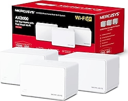 Mercusys Halo H80X 3000 Mbps 3'lü Router