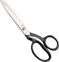 Merze D-104 No:8 4115-8 Siyah Saplı Yatık Regula Makası