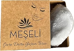 Meşeli Tekstil Yıkanabilir 6'lı Makyaj Temizleme Pedi