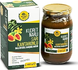 Mesir-i Şifa Kudret Narlı Sarı Kantoronlu Ballı Bitkisel Macun 460 gr