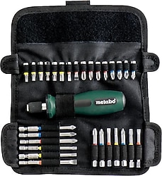 Metabo 626726000 30 Parça Bits Uç ve Vidalama Seti
