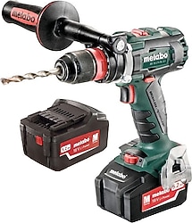 Metabo BS 18 LTX BL QI Çift Akülü 5.2 Ah Darbeli Matkap