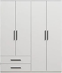 Metalia Dora Gm 078 2 Çekmeceli 4 Kapaklı Gardırop