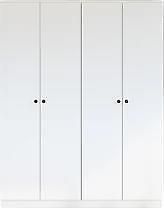 Metalia Gm 052 Düğme Kulplu 4 Kapaklı Gardırop