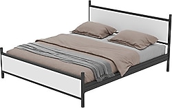 Metalia Modern Gm 305 140x190 cm Çift Kişilik Karyola