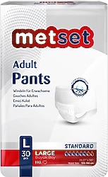 Metset Emici Külot Büyük Boy L 30'lu Hasta Bezi