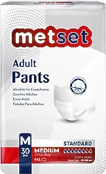 Metset Emici Külot Orta Boy M 30'lu 2 Adet Hasta Bezi
