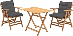 Meya Dekor Loretta 60x80 cm 2+1 Minderli Bahçe & Balkon Takımı