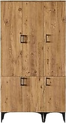 Mezza Inca 5104-5102 Raflı Askılıklı 6 Kapaklı Portmanto