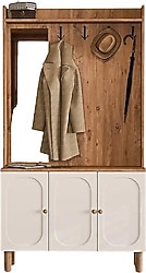 Mezza Roma Bohem 5090 Askılıklı 3 Kapaklı Sol Aynalı Portmanto