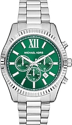 Michael Kors Lexington MK9152 Gümüş-Yeşil Erkek Kol Saati