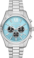 Michael Kors Lexington MK9165 Gümüş-Turkuaz Erkek Kol Saati