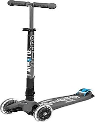 Micro Maxi Deluxe Foldable MMD094 Işıklı Gri 3 Tekerlekli Çocuk Scooter