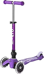 Micro Maxi Deluxe Foldable MMD100 Işıklı Mor 3 Tekerlekli Çocuk Scooter