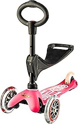 Micro Mini 3 in 1 Deluxe MMD079 Pembe 3 Tekerlekli Oturaklı Çocuk Scooter