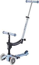 Micro Mini 6 in 1 Deluxe Rock and Go Işıklı 3 Tekerlekli Oturaklı Çocuk Scooter