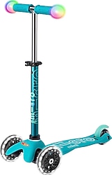 Micro Mini Deluxe Magic MMD131 Turkuaz Işıklı 3 Tekerlekli Çocuk Scooter