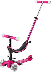 Micro Mini2Grow Deluxe Magic MMD359 Işıklı Pembe 3 Tekerlekli Oturaklı Çocuk Scooter