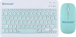Microcase AL3476 Mavi TKL Kablosuz Klavye Mouse Seti