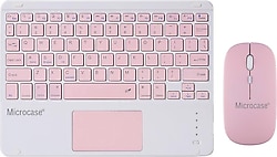 Microcase AL3560 Pembe TKL Kablosuz Klavye Mouse Seti