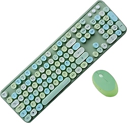 Microcase Mofii AL4259 Yeşil Kablosuz Klavye Mouse Seti