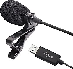 Microcase AL2563 USB Yaka Mikrofonu