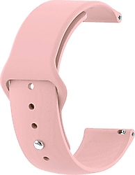 Microsonic Amazfit Bip 3 Pro Silikon Spor Rose Gold Akıllı Saat Kordonu