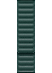 Microsonic Apple Watch Series 3 42mm Koyu Yeşil Leather Link Kordon