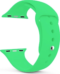 Microsonic Apple Watch Series 4 40mm Yeşil Silikon Kordon
