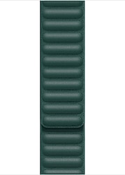 Microsonic Apple Watch Series 5 40mm Koyu Yeşil Leather Link Kordon