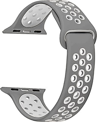 Microsonic Apple Watch Series 5 44mm Gri Rainbow Kordon