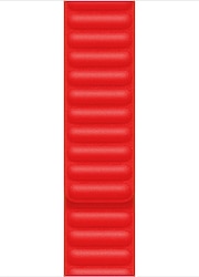 Microsonic Apple Watch Series 5 44mm Kırmızı Leather Link Kordon