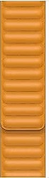 Microsonic Apple Watch Series 5 44mm Turuncu Leather Link Kordon