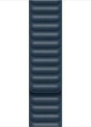 Microsonic Apple Watch Series 6 40mm Lacivert Leather Link Kordon