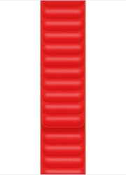 Microsonic Apple Watch Series 6 44mm Kırmızı Leather Link Kordon