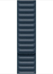 Microsonic Apple Watch Series 6 44mm Lacivert Leather Link Kordon