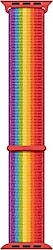 Microsonic Apple Watch Series 7 41mm Pride Edition Hasırlı Woven Spor Kordon