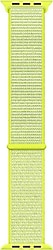 Microsonic Apple Watch Series 7 41mm Sarı Hasırlı Woven Spor Kordon