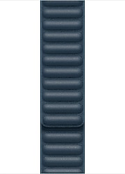 Microsonic Apple Watch Series 7 45mm Lacivert Leather Link Kordon