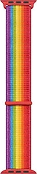 Microsonic Apple Watch Series 7 45mm Pride Edition Hasırlı Woven Spor Kordon