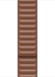 Microsonic Apple Watch Series 8 41mm Leather Link Kahverengi Kordon