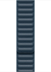 Microsonic Apple Watch Series 8 41mm Leather Link Lacivert Kordon