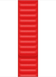 Microsonic Apple Watch Series 8 45mm Leather Link Kırmızı Kordon