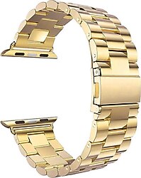 Microsonic Apple Watch Series 9 45mm Metal Stainless Steel Gold Kordon
