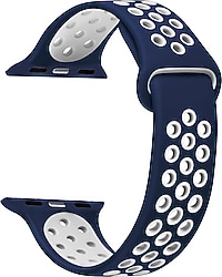 Microsonic Apple Watch Ultra Lacivert-Beyaz Rainbow Kordon