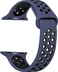 Microsonic Apple Watch Ultra Lacivert-Siyah Rainbow Kordon