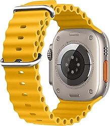 Microsonic Apple Watch Ultra Sarı Ocean Kordon