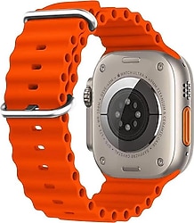 Microsonic Apple Watch Ultra Turuncu Ocean Kordon