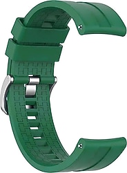Microsonic Garmin Forerunner 645 Koyu Yeşil Silikon RapidBands Kordon