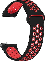 Microsonic Garmin Forerunner 645 Siyah-Kırmızı Rainbow Kordon